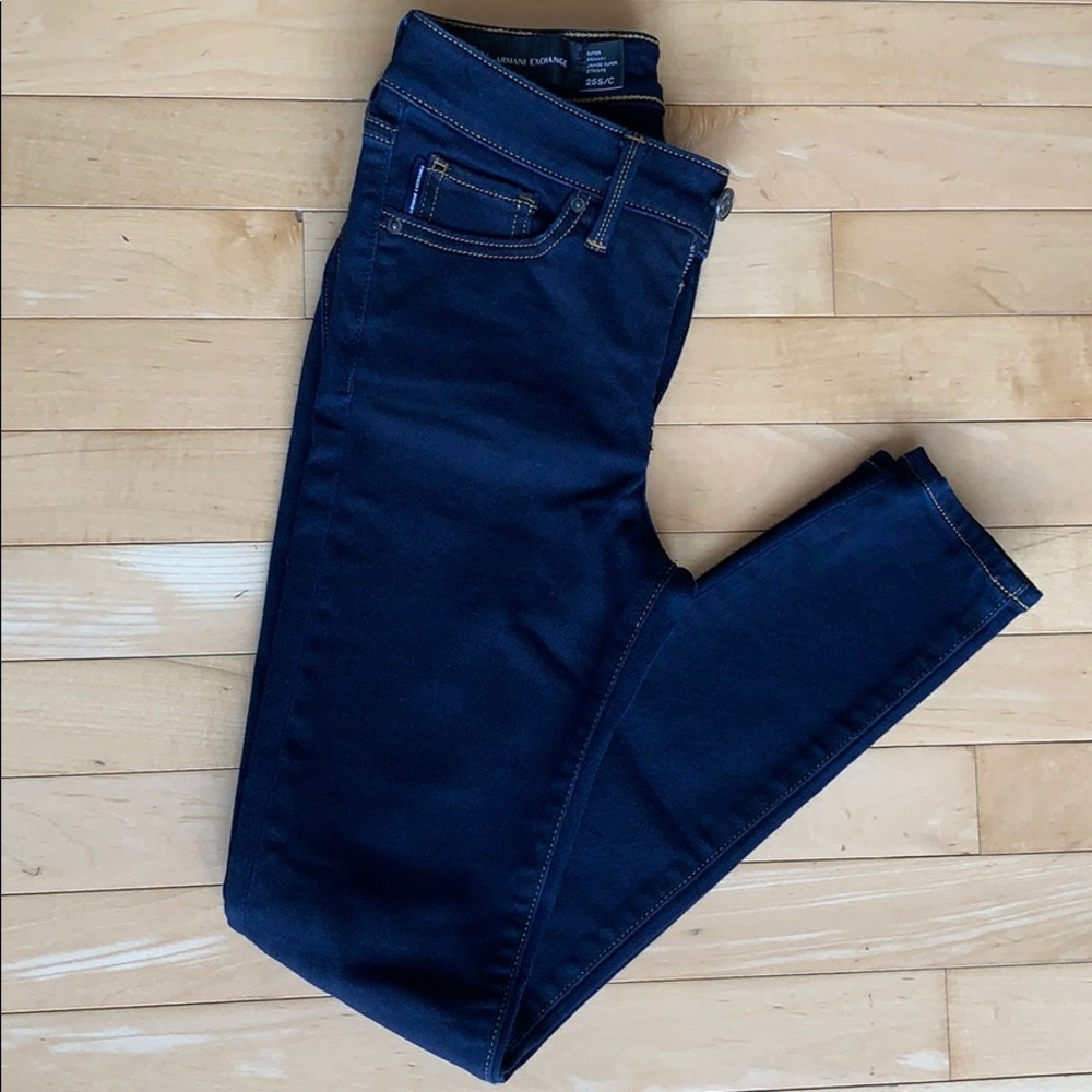 Armani exchange super skinny jean, size 25S